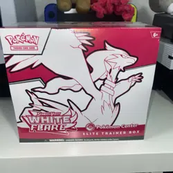 2025 Pokemon TCG Scarlet & Violet White Flare Elite Trainer Box – Pokemon Center - Image 1