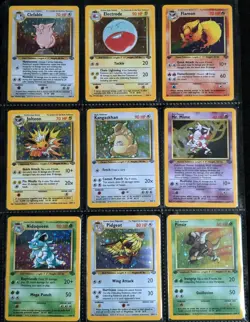 1st Edition Jungle Holo POKEMON Set 16/16 HOLOS LP-MP NO CREASES SNORLAX 11/64 - Image 1