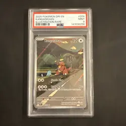 PSA 9 Pokemon Kangaskhan 204/182 Sv10 Destined Rivals Illustration Rare Holo EN - Image 1