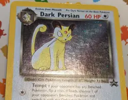 Pokemon TCG Dark Persian 17/53 WOTC Black Star Promo Holo English 2000 - Image 4