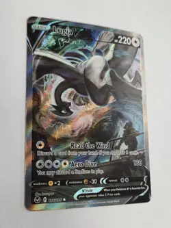 Pokemon TCG Lugia V Alt Art 186/195 SWSH12 Silver Tempest Holo - Image 2