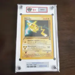 MAP 9+ MINT 2000 POKEMON PIKACHU WORLD COLL DUTCH #4 PIKACHU MOVIE PROMO - Image 1