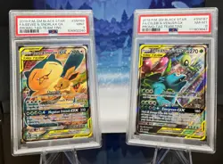 Pokemon Tag Team Tins Promo - Eevee & Snorlax GX + Celebi & Venusaur GX [9 - 8] - Image 1
