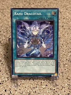 yugioh rahu dracotail collector's rare jush-en009 jush - Image 1