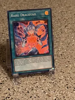 yugioh rahu dracotail collector's rare jush-en009 jush - Image 2