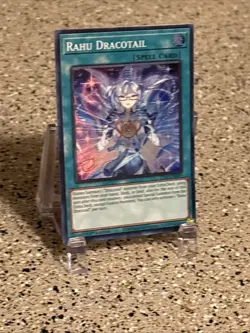 yugioh rahu dracotail collector's rare jush-en009 jush - Image 3
