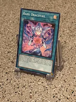 yugioh rahu dracotail collector's rare jush-en009 jush - Image 4