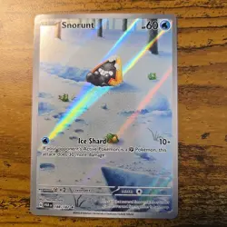 Pokemon TCG Snorunt Paradox Rift 188/182 Holo Illustration Rare NM - Image 1