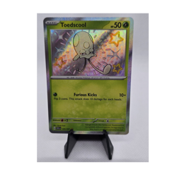 Toedscool 105/091 SV: Paldean Fates Shiny Rare Holo Pokemon TCG - Image 1