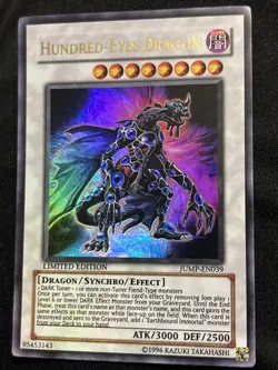 Yugioh Hundred-Eyes Dragon JUMP-EN039 Ultra Rare Limited Edition - Image 1