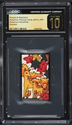 2013 Pokemon Japanese Hanafuda October Ponyta Rapidash CGC 10 PRISTINE - Image 1