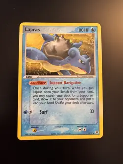 Pokemon TCG - EX Legend Maker Lapras Holo Rare 8/92 - Image 1