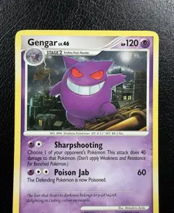Pokemon TCG Gengar Lv.46 17/99 Arceus Regular HP/DMG - Image 2