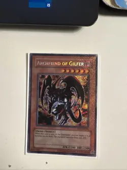 Archfiend of Gilfer RP02-EN094 Max Foil Bleed Secret Rare Yugioh Retro Pack 2 NM - Image 1