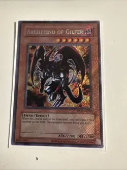 Archfiend of Gilfer RP02-EN094 Max Foil Bleed Secret Rare Yugioh Retro Pack 2 NM - Image 2