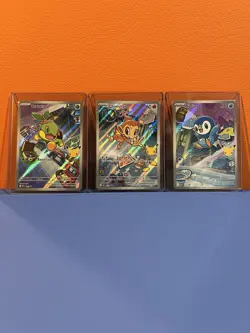Pokemon TCG First Partner Illustration Collection Series 1 Gen 4 Sinnoh Starters - Image 1
