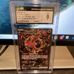 CGC 9 Oricorio ex 024/Black Star Promos 2025 Holo Promo Pokemon Phantasm - Image 1