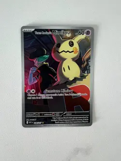 Team Rocket’s Mimikyu 238/217 Illustration Rare Ascended Heroes Pokemon NM - Image 1