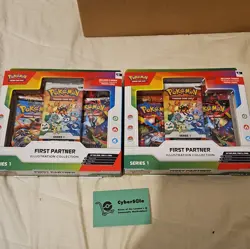 Pokemon TCG First Partner Illustration Collection Boxes X2 Brand New Sealed - Image 1