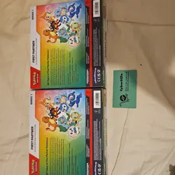 Pokemon TCG First Partner Illustration Collection Boxes X2 Brand New Sealed - Image 2