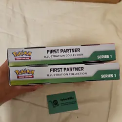Pokemon TCG First Partner Illustration Collection Boxes X2 Brand New Sealed - Image 4