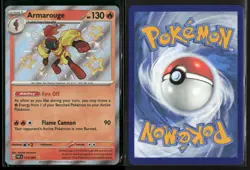 Armarouge 115/091 Shiny Rare Paldean Fates Pokemon NM/M - Image 3