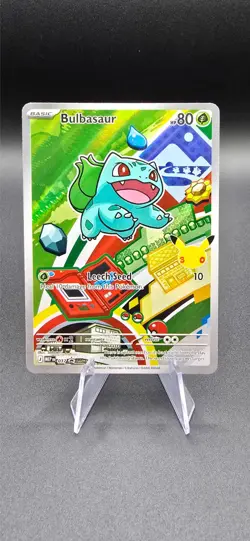 Pokemon First Partner Illustration Bulbasaur #37 Black Star Promo - Image 1