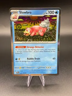 Pokemon TCG - Slowbro Holo Rare - Scarlet & Violet 043/198 - Image 1