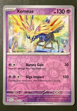 Pokemon TCG Xerneas 88/191 Surging Sparks SV8 Reverse Holo NM - Image 1