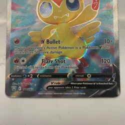 Pokemon - Victini V (Full Art) - 144/163 - SWSH05: Battle Styles - Lightly Playe - Image 2