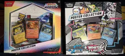 Pokemon Poster Collection (Black Bolt White Flare + Prismatic Evolutions) Sealed - Image 1