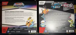 Pokemon Poster Collection (Black Bolt White Flare + Prismatic Evolutions) Sealed - Image 2