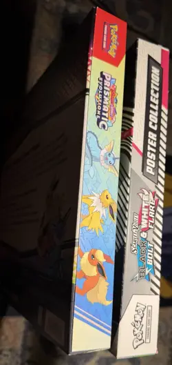 Pokemon Poster Collection (Black Bolt White Flare + Prismatic Evolutions) Sealed - Image 3