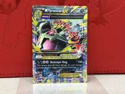 Pokemon M Tyranitar EX XY-Ancient Origins 43/98 Ultra Rare Full Art Holo HP - Image 1
