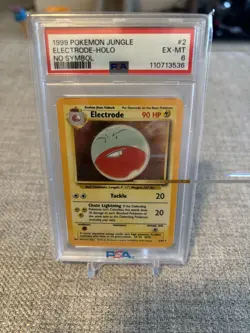 1999 Pokemon Jungle Electrode Holo #2 PSA 6 - Image 1