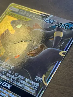 READ! Pokemon Umbreon & Darkrai GX 125/236 SM Unified Minds Holo TAG TEAM - Image 2