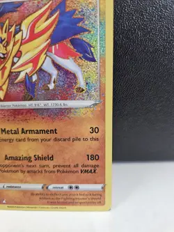 Zamazenta Pokemon Vivid Voltage 102/185 Amazing Rare NM - Image 2