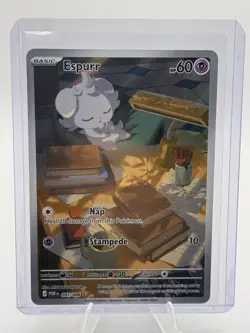 Pokemon Espurr IR Illustration Rare Full Art Near Mint Perfect Order 095/088 - Image 1