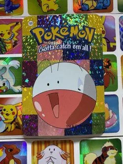 Pokemon 151 Vintage Pocket Monsters Vending HOLO Prism Sticker 2000 Nintendo - Image 3