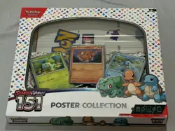 Pokemon TCG Scarlet And Violet 151 Poster Collection FACTORY SEALED 820650853166 - Image 1