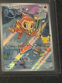 Chimchar MEP 041 - NM First Partner Rare Black Start Promo 30th Pokemon - Image 2