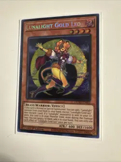 Yugioh - Lunalight Gold Leo - Secret Rare - Duelist's Advance LP DUAD-EN005 - Image 3