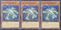 Digital Bug Registrider BLVO-EN023 Blazing Vortex 1st Edition (x3) Yugioh Card - Image 1