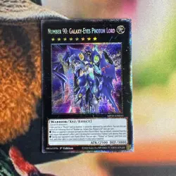 Yugioh! 1x Number 90 Galaxy-Eyes Photon Lord MP25-EN033 Starlight Rare 1st Ed NM - Image 1