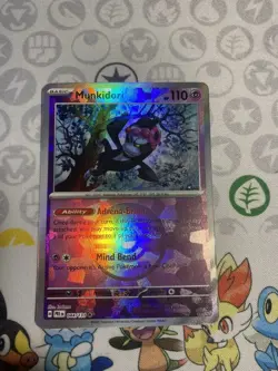 Pokemon Munkidori TCG Card Poke Ball Pattern, Prismatic Evolutions, #044/131 SV - Image 1