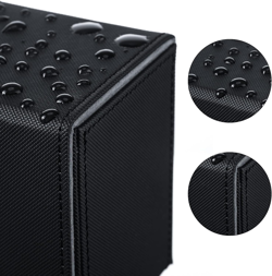 4 Pieces Leather Deck Card Boxes Cards Deck Game Box for Collectible Playing Car - Image 3