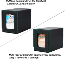 MTG Deck Box for Commander Display with Dice Tray,Card Deck Box Fits 160 Double - Image 2