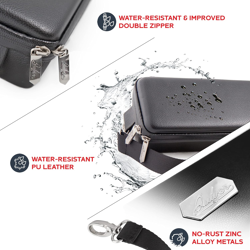 Black Quiver Card Carrying Case - TCG Cards Deck Box Holder for Trading Cards, M - Image 3