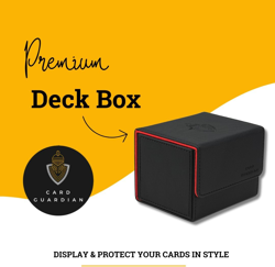 - Premium Deck Box (Black) for 100+ Cards for Trading Card Games Compatible with - Image 2