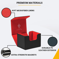 - Premium Deck Box (Black) for 100+ Cards for Trading Card Games Compatible with - Image 4